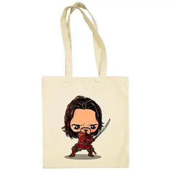

Cloth bag Chibi Kawaii Captain Algren parody of The Last Samurai