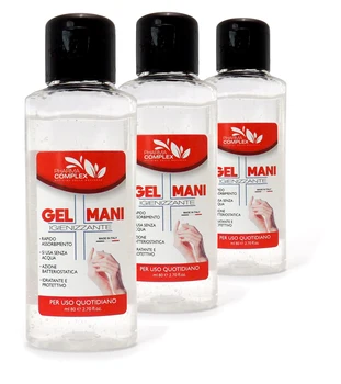 

3x hand sanitizer GEL antibacterial hand sanitizer bacteria PHARMA COMPLEX 80ML