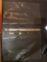 Archivador de plástico transparente, carpeta de anillos para hojas sueltas formatos A4, A5, A6 y A7, para agenda y cuaderno, suministros escolares y de oficina, 1 unidad