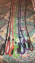 Correa para adiestramiento de perros antideslizante, correa de nailon para perros, Collar de tracción ajustable para M S \ L \ XL