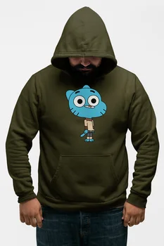 

Angemiel Wear Gumball Green Men 'S Hooded Sweatshirt