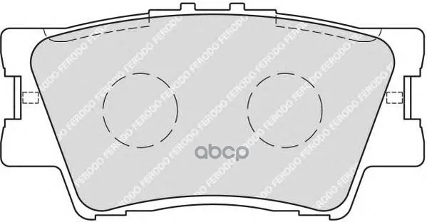 Колодки Тормозные Toyota Rav 4 06/Camry 2.4/3.5 06 Задние Ferodo Fdb1892 Ferodo арт. FDB1892