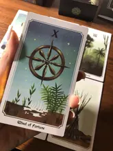 Anima Mundi-Tarot Deck de 78 cartas con libro de guía, cartas de adivinación oculta, juego Arcania mayor y menor, Gilt Origin