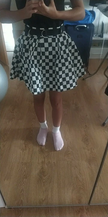 Checkered Harajuku Skirt E-girl photo review