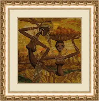 

CROSS STITCH KIT PANDATHREAD African Culture 0759