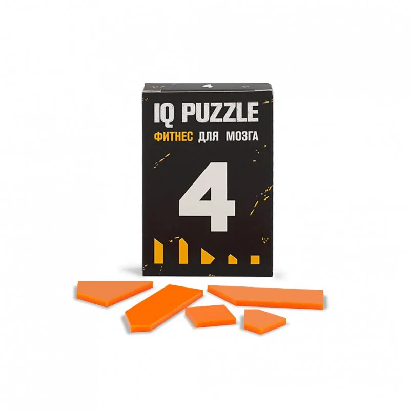 IQ PUZZLE Цифра 4(5 деталей