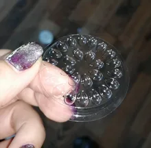 Soporte de pegamento desechable para pestañas, paleta de pegamento para extensión de pestañas, almohadillas, soporte de pegamento de plástico para pestañas, 100 Uds.