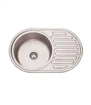 

Sink with drainer with/without orifice faucet se7750