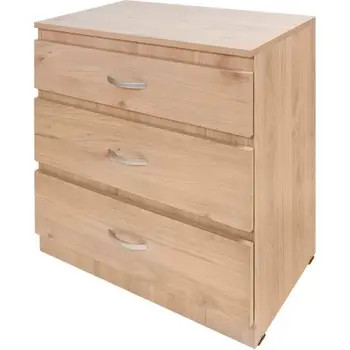 

Chest, 3 box, 700 х396х720mm лдсп, color Hickory Jackson