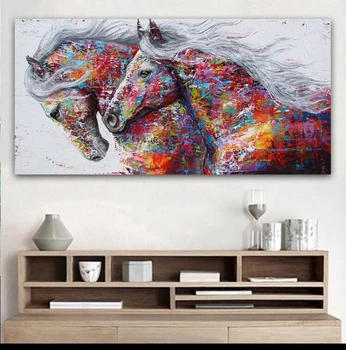 

Canvas Wall Art Pictures 1 Piece horse Painting Room Prints wall art Poster Home Decor unframed