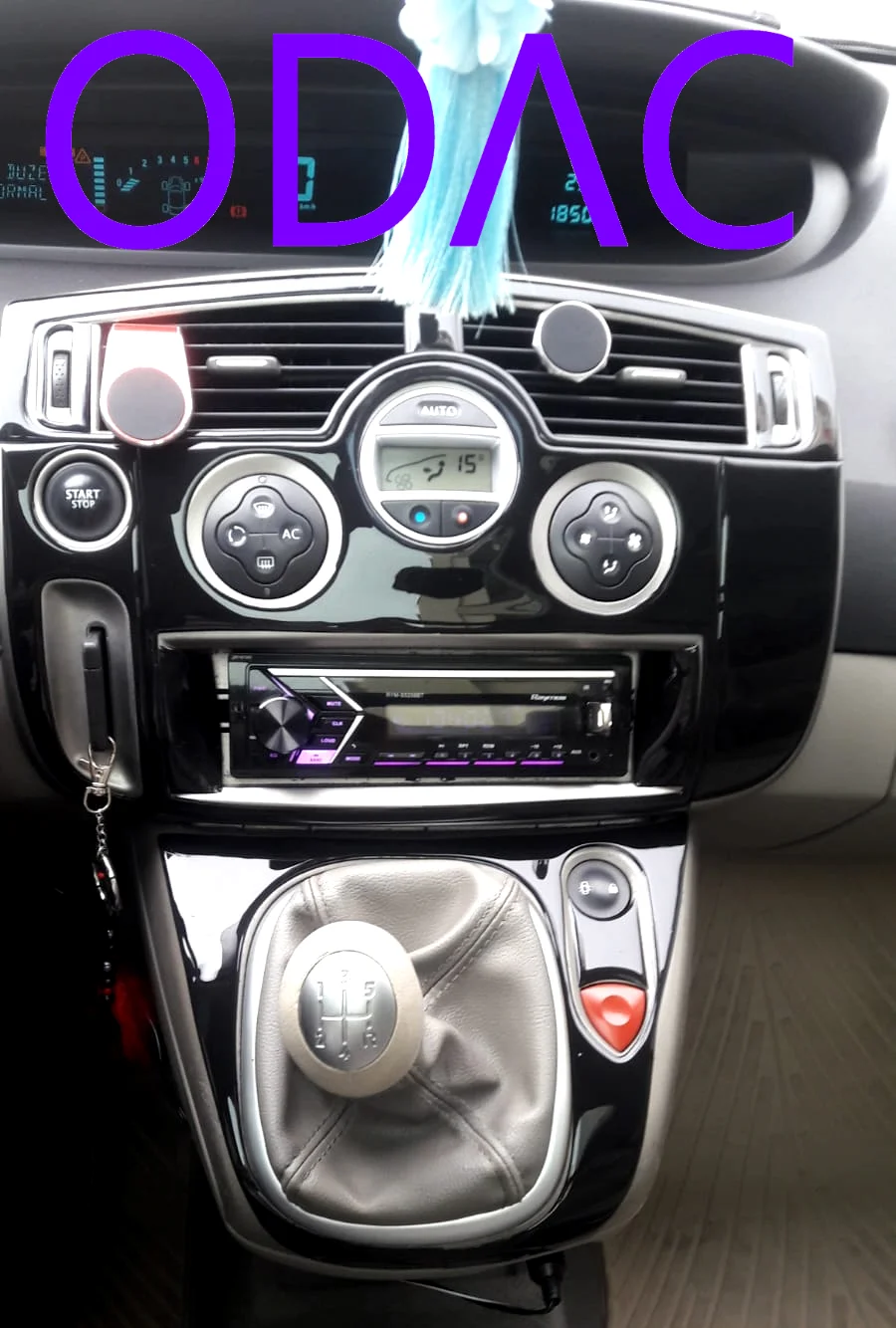 Для комплекта приборной панели Renault Scenic 2 ODAC наклейки для интерьера покрытие