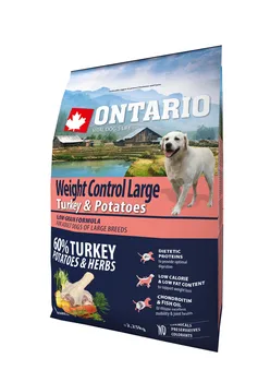 

Ontario for dogs large breeds weight control with turkey and potatoes 2,25 kg x 1 pc