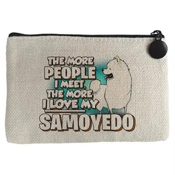 

Purse I love my Samoyed race dog