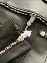 Biker Jacket Coat Motorcycle Sheep-Leather Real-Sheepskin Women Rivet Spring Fashion