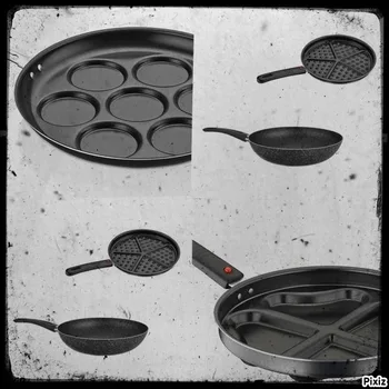 

4 PİECE SMART PAN SET practical non-stick COOKWARE POT multi-compartment house PANKEK HEART OMELETTE FAST FREE SHIPPING TURKEY