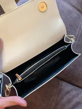 Bolso cuadrado de lana Retro de diseño único, bandolera de hombro elegante, ancho de 20,5 cm, alto de 15cm, grosor de 8cm