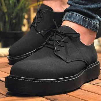

Chekich Casual Male Sports Shoes Suede Black CH001 415707353