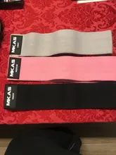 MKAS-Bandas de resistencia largas para Fitness, conjunto de tela de entrenamiento para ejercicio, bandas elásticas para glúteos, asistencia para mujer, 3 piezas