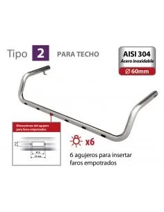 

Roof light bar type 2 VOLVO FH Series 4 (09/12 +)