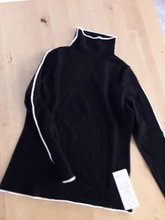 Winter Sweater Turtleneck Slim-Fit AMII Women Causal Autumn Minimalism for Spliced 12040303