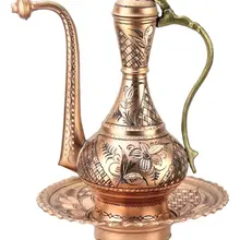 Медный Кувшин с изображением розы