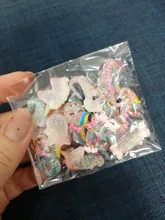 Flat-Back-Figurine Scrapbook-Decor Wedding Home-Craft Unicorn/candy Unique 12pcs Mixed
