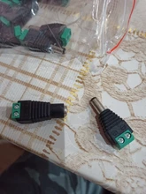 5 Juegos de 10 Uds. De cámaras, 2,1mm x 5,5mm, adaptador de enchufe hembra y macho, toma de corriente continua, color verde