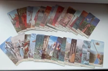Cartas de Tarot y guía, juego de adivinación del destino, cubierta para fiesta, vacaciones, juegos de mesa