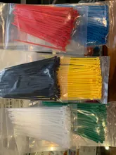 Cable-Organizer Wire-Strap Zip-Ties Ties-Color Self-Locking-Cable Velcro Plastic Nylon