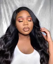 30 pulgadas de la onda del cuerpo de la peluca con malla Frontal Pre arrancado con el pelo del bebé Remy brasileño 13x4 Frontal de encaje pelucas de cabello humano para las mujeres negras