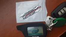 Llavero para mando a distancia B9 LCD, arranque de motor para vehículo ruso, alarma de seguridad de coche, sistema Twage Starline B9, llavero Fob KGB FX-7 FX7