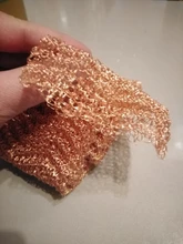 0.5-10 Meter 4 Wires Pure Copper Mesh Woven Filter Sanitary Food Grade For Distillation