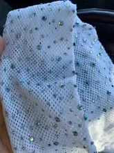 ¡Novedad de 2019! Medias de red con diamantes de imitación para niñas, medias caladas de malla para niñas