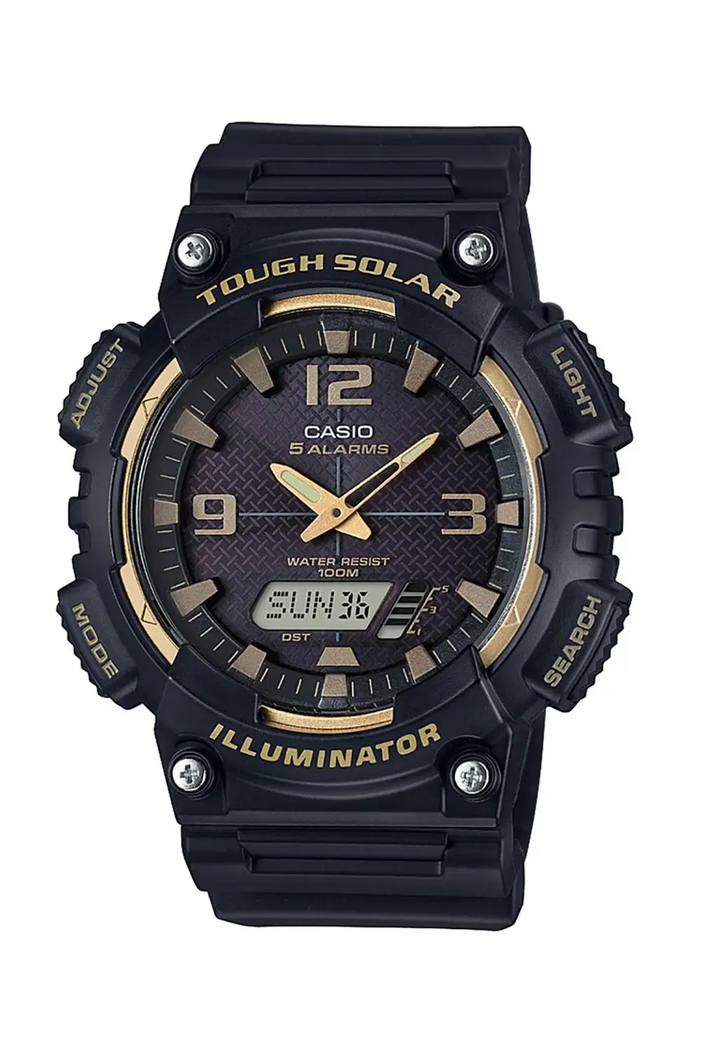 Casio Мужские спортивные часы с солнечной батареей топ роскошный набор Led World time