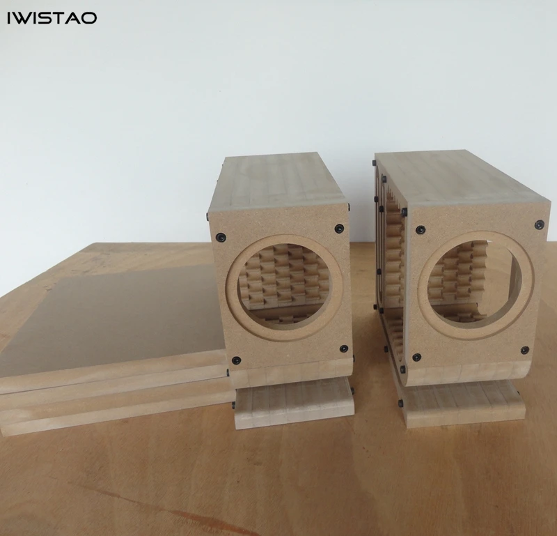 IWISTAO HIFI Speaker Empty Cabinet Kit Labyrinth