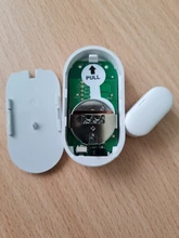 Tuya-Sensor de contacto inteligente ZigBee para puerta y ventana detectores de puerta inalámbricos para el hogar, alarma de aplicación remota para abrir/cerrar