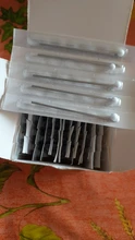 100 unids/lote desechables Piercing agujas Mixte 12G 14G 18G 20G Jetable Piercing agujas pour oído, nariz Nombril Mamelon