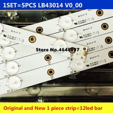 Светодиодный Подсветка 12 лампы Газа для Philips 4" ТВ LB43014 V0_00 TPT430U3 EQLSJA. G 43PUS6501 43PUS6101 43PUS6201 43PUS7202 43PUH6101