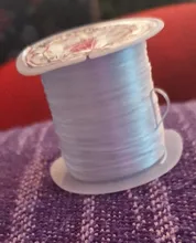 Rollo de cuerda de cristal elástica multicolor, cordón de 393 pulgadas para fabricación de joyas, pulsera hecha a mano, collar