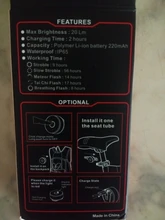 Rear-Light Warning-Lamp Scooter Mtb Helmet Bicycle Safety Rechargeable Waterproof USB