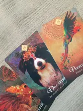 Las cartas del Tarot cubierta juegos inglés versión Tarot tarjeta el espíritu Animal Oracle juego de mesa para fiesta de la Familia Diversión jugando juegos