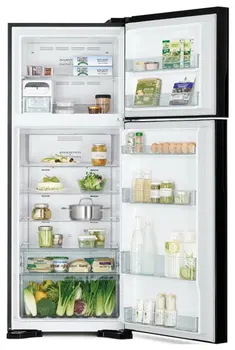 

Two-chamber refrigerator Hitachi R-VG 542 PU7 GGR gray glass