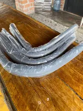 Tira selladora de fondo flexible, sello para puerta de 95 cm, bloqueador de polvo, burlete