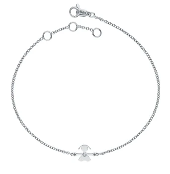 

Gold bracelet with diamonds sunlight sample 750 test