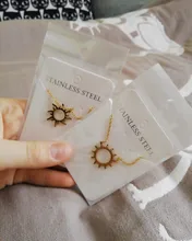 DOTIFI 316L collar de acero inoxidable Chapado en étnicos tótem solar collares con colgantes encanto mujeres cumpleaños fiesta de joyería de moda