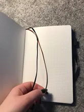 Agenda de papel A5 con puntos, tapa blanda de cuero, 160 páginas, papel blanco marfil, 100 GSM, cuaderno hecho a mano, 4,7