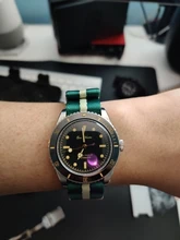 San Martin-Reloj de buceo Retro para hombre, de lujo, zafiro, NH35, automático, mecánico, resistente al agua, luminoso, 20Bar, 6200