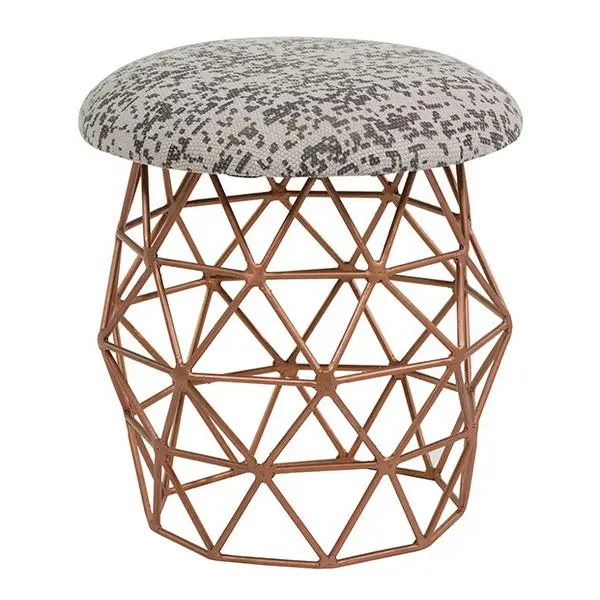 Stool Retro Copper (40 X 40 x 42 cm) photo