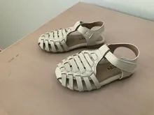 Zapatos de piel sintética para niños, sandalias de princesa de marca, PY-PS-027 planos, color negro, novedad de verano, 2020