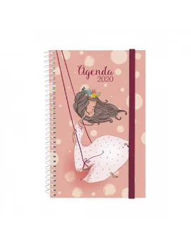 

SPIRAL AGENDA DESIGN COLLECTION ROMANTIC WEEK VIEW LANDSCAPE E5 125x181x9 MM 2020 FINOCAM